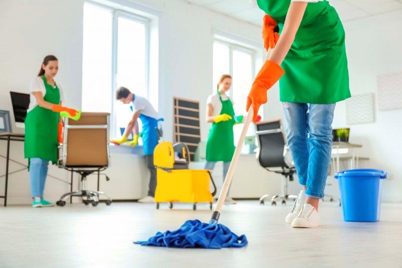 Serviços de limpeza corporativa
